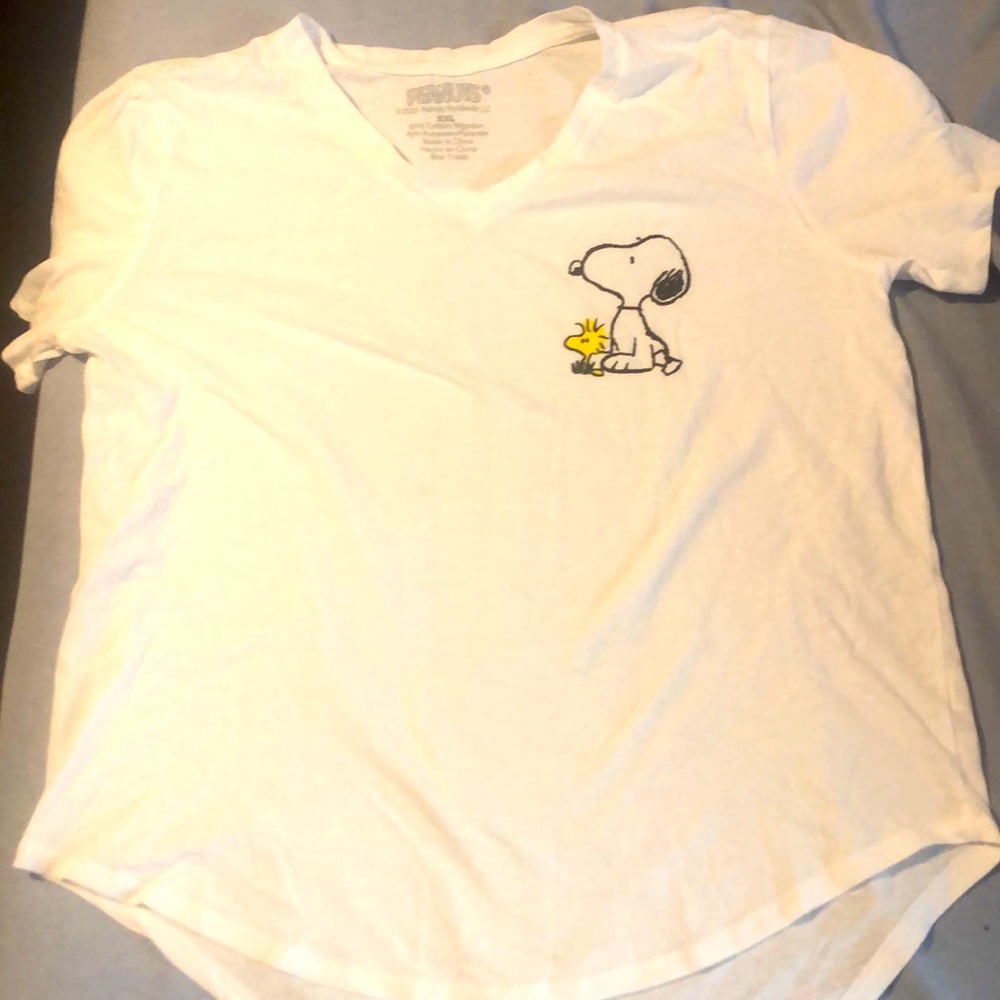 Snoopy tee, white, nothing on back